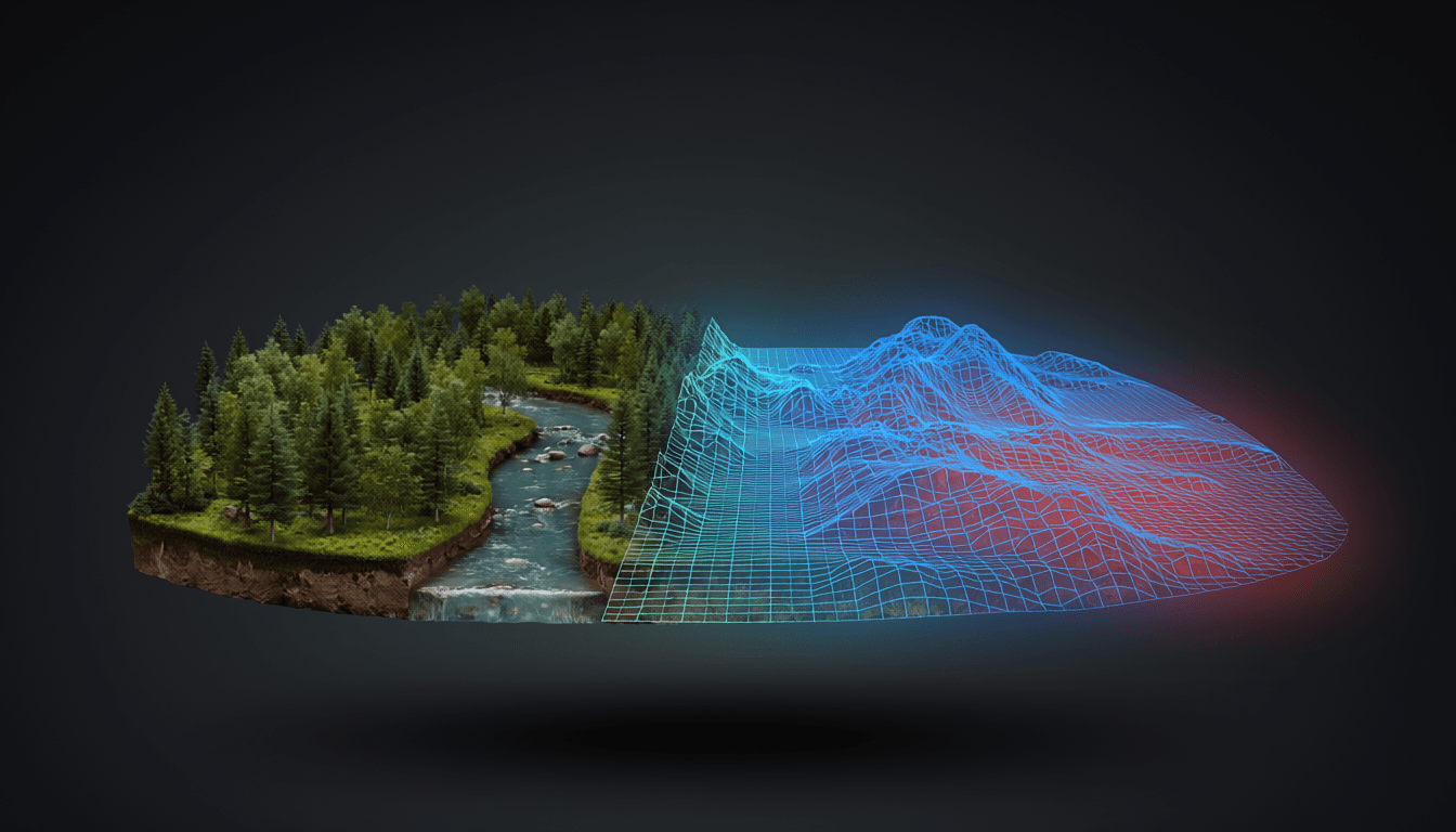 Environmental Engineering — physical to digital twin visualization