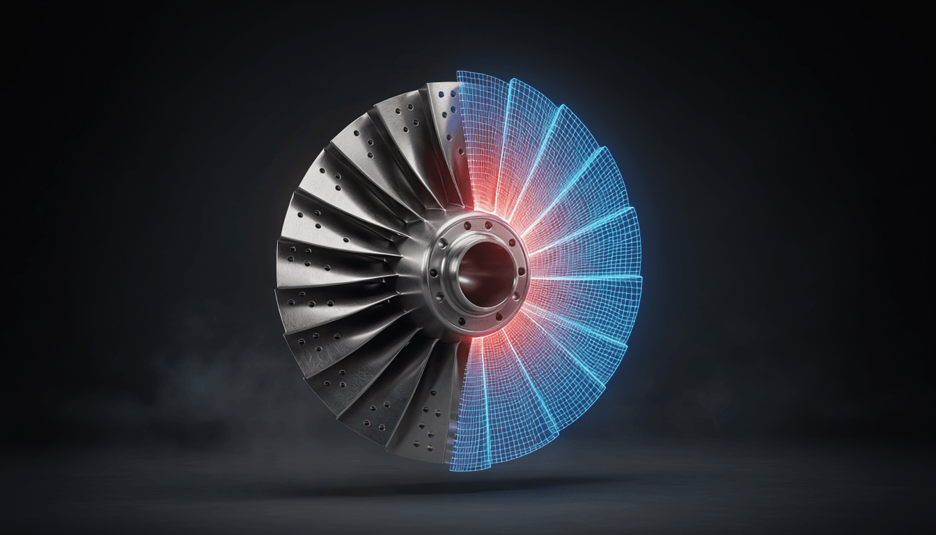 Mechanical Engineering — physical to digital twin visualization